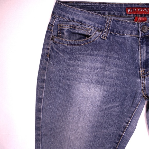 Red Rivet Jeans - Picture 8 of 16